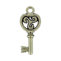 Подвеска  "Ключ"  античная бронза