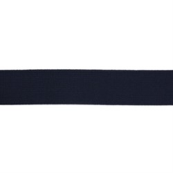 Лента эластичная темно-синяя 25 мм 1 м  