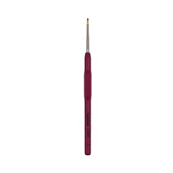 Крючок для вязания с прорезиненной ручкой стальной d 1.90 мм 13 см 1 шт 