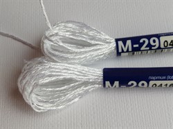 Мулине "Gamma" металлик М-29 белый 1 шт. 