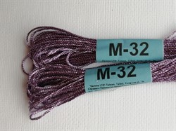 Мулине "Gamma" металлик М-32 сиреневый 1 шт. 