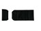 Застежка для бюстгальтера 25 мм  цвет черный 1 компл.