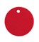 Пайетки круглой формы со смещенным центром с эффектом "металлик" 15 мм  красные 1 п  - фото 100558