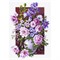 Канва с рисунком 'Букет цветов' (33*45 см) 37*49 см "Матренин посад" - фото 100932