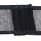 Ткань эластичная бельевая черная 16 см 1 м - фото 101188