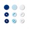 Кнопки "Color Snaps"  пластиковые 12,4 мм  1 уп.  - фото 102955