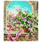Канва с рисунком  'Розовый куст' (34*35 см) 41*41см  "Матренин Посад"  - фото 103119