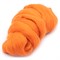 Полутонкая 100% шерсть для валяния 50 г цвет: апельсин - фото 103168