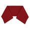Воротник трикотажный однотонный (98% полиэстер, 2% спандекс) 8*36 см цвет: бордовый 1 шт - фото 103274
