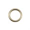 Кольцо для белья и купальников 16 мм, металл, цвет: золото, 1 шт