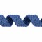 Шнур для худи х/б плоский 9-10 мм, цвет джинс, 1 м  