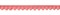 Лента декоративная "Шарики"  10 мм  цвет 110 розовый 1м  - фото 104832