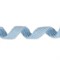 Шнур для худи х/б плоский 9-10 мм, цвет голубой, 1 м