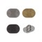 Пуговица металлическая (10.5 мм)  цвет: черный никель  1шт - фото 105416