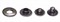 Кнопки клямерные  металлические  d 16 мм бронза 1 шт.