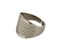 Наперсток-кольцо регулируемый металлический  - фото 58768
