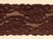 Кружево-стрейч шир.75 мм цв.коричневый 1 м - фото 81593