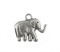 Подвеска  "Слон"  античное серебро - фото 88051