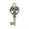 Подвеска  "Ключ"  античная бронза - фото 88094