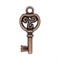 Подвеска  "Ключ"  античная медь - фото 88097