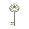 Подвеска "Ключ" античная бронза - фото 88104