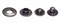 Кнопки клямерные  металлические  d 16 мм оксид 1 шт.  - фото 93065