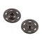 Кнопки пришивные металлические d-25 мм (черный никель)