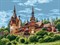Рисунок на канве "Замок в Румынии" 37 см х 49 см  "Матренин Посад"  - фото 95085