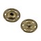 Кнопки пришивные металлические d 25 мм под бронзу 1 шт.  - фото 95568