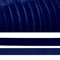Лента бархатная 6 мм  цвет темно-синий 1 м  - фото 97603