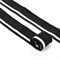 Подвяз трикотажный (полиэстер) цвет черный с белой полосой, 3,5х80 см  1 шт  - фото 97657