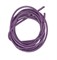 Шнур кожаный 3 мм фиолетовый  1 м - фото 99496