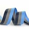 Лампасная лента металлизированная 28 мм цвет 1518 темно-синий, серый, светло-голубой  1 м  - фото 99817